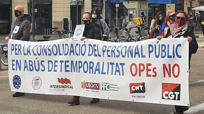Sindicats i Coordinadora d’Empleats Públics Temporals convoquen concentracions el 4 de juny 