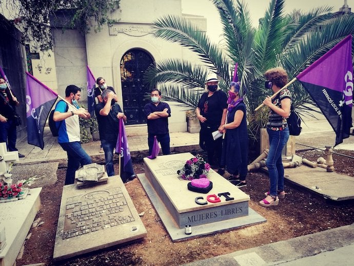 Homenatge de la CGT a Lucía Sánchez Saorni aquest dimecres al Cementeri General de València | CGT