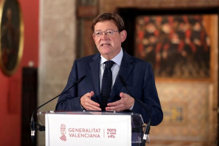 El President de la Generalitat, Ximo Puig