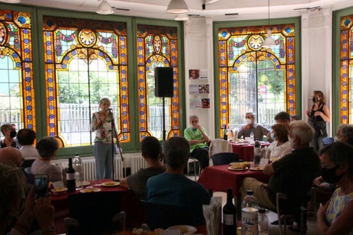 Acte organizat per Dret a morir dignament per celebrar l'entrada en vigor de la llei de l'eutanàsia.