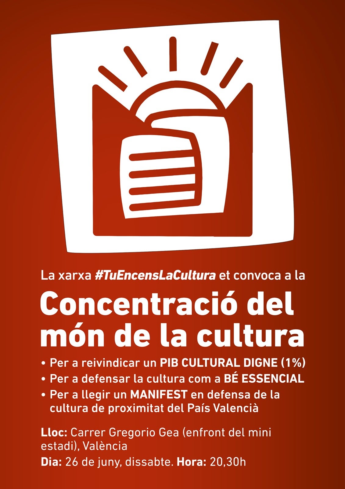 Diverses entitats denuncien la precarietat cultural