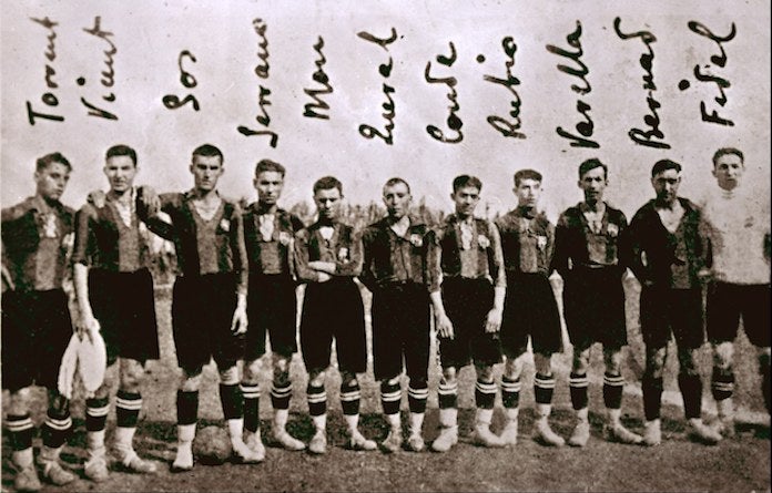 Sport Club Castàlia, el degà del futbol castellonenc, el 1922