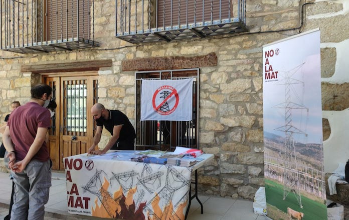 Foto Plataforma No a la MAT a les comarques de Castelló