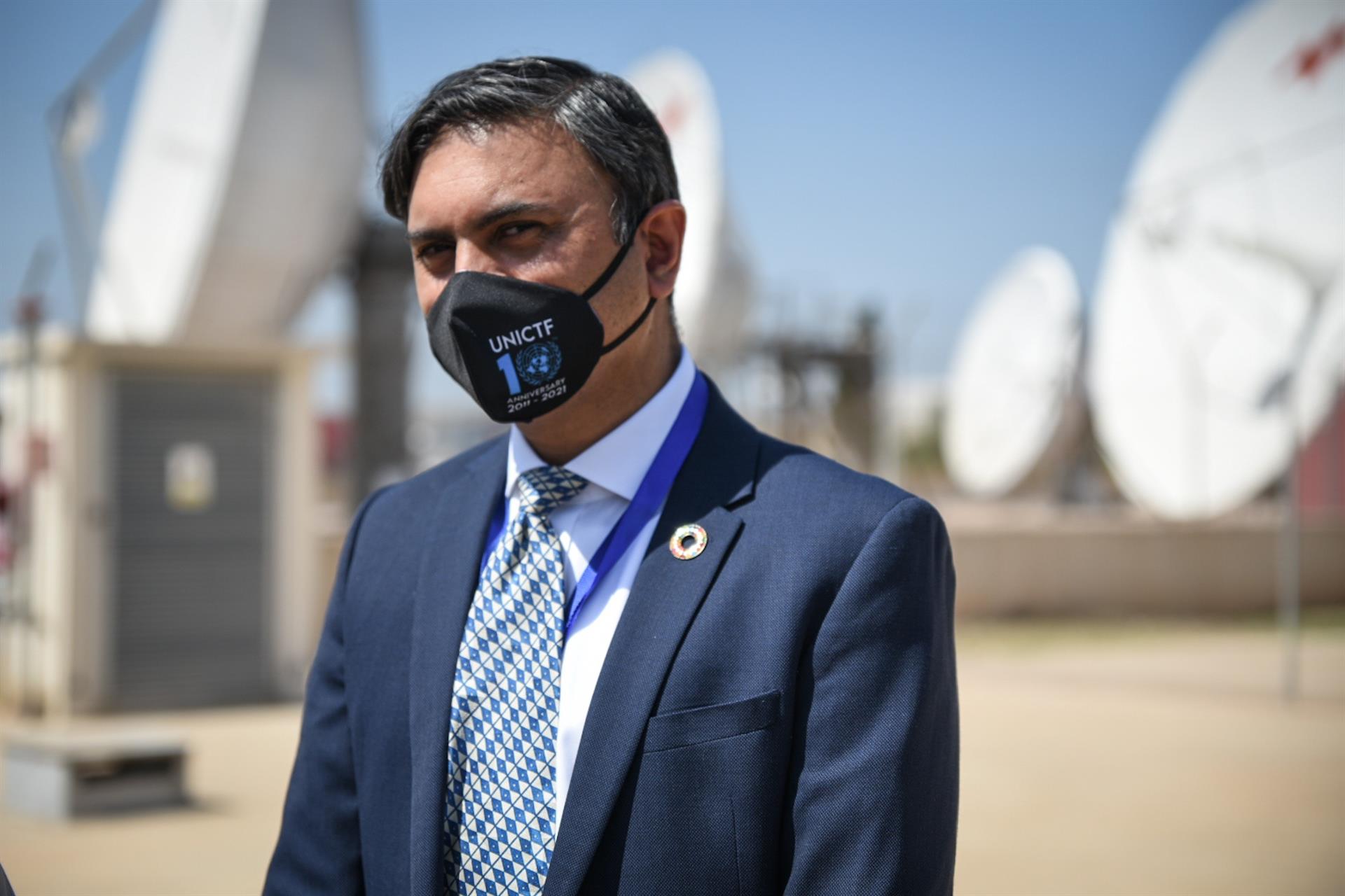 El director general de la UNICC, Sameer Chauhan