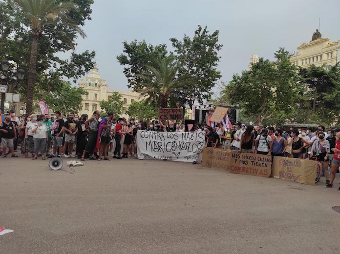 Concentració de condemna a les últimes agressions homòfobes a la ciutat de València | EP