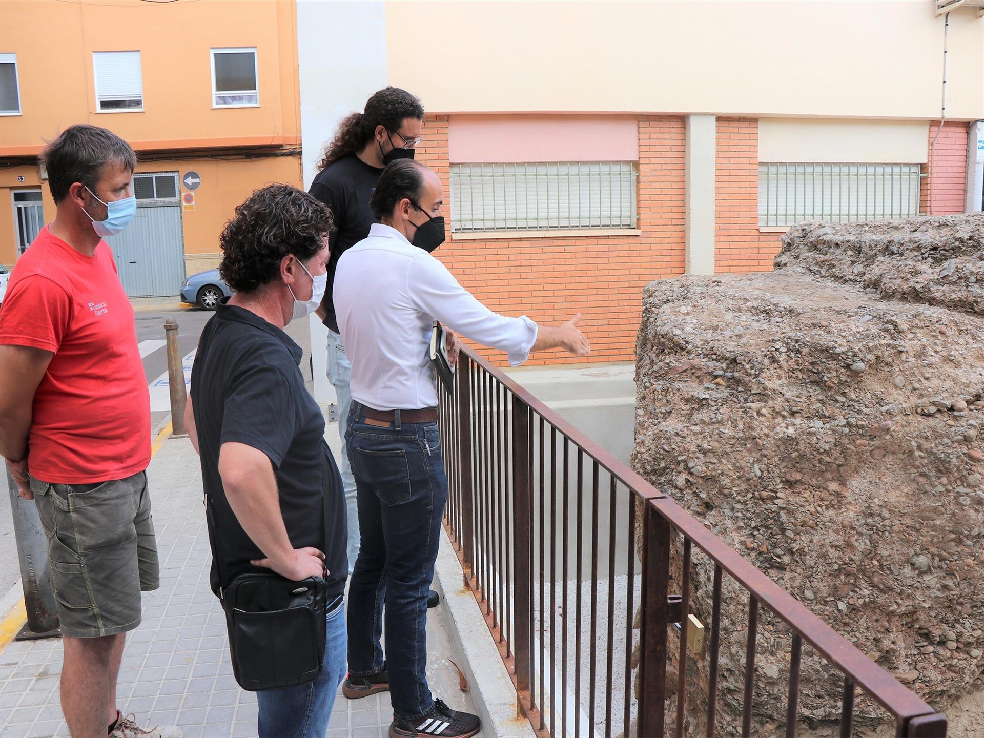 Finalitzen les obres per realçar el monument funerari romà de Sagunt