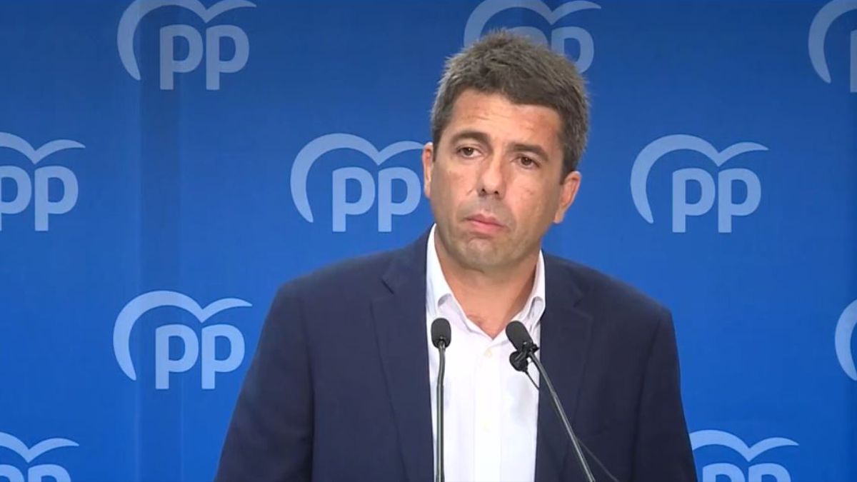 El president valencià, Carlos Mazón