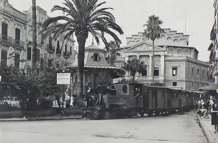 «La Panderola», el tramvia a vapor d'Onda al Grau de Castelló de la Plana