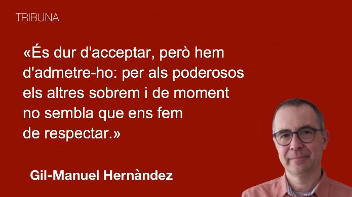 La desconnexió dels poderosos