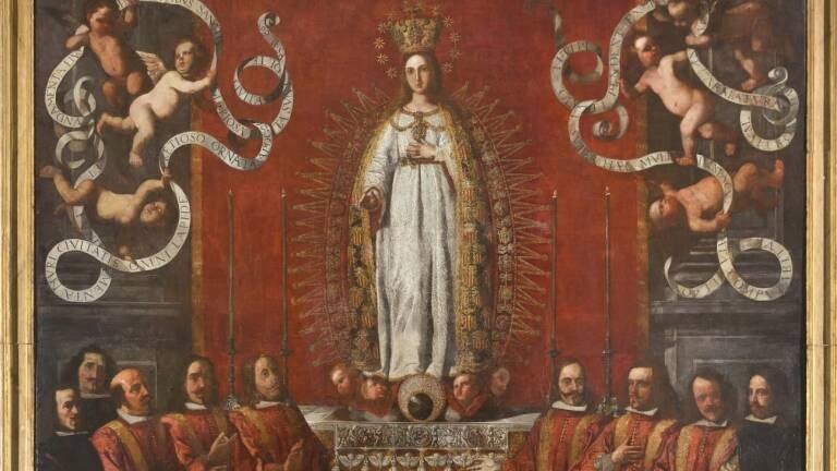 La Inmaculada Concepció i els Jurats de València, de Jeroni Jacint Espinosa