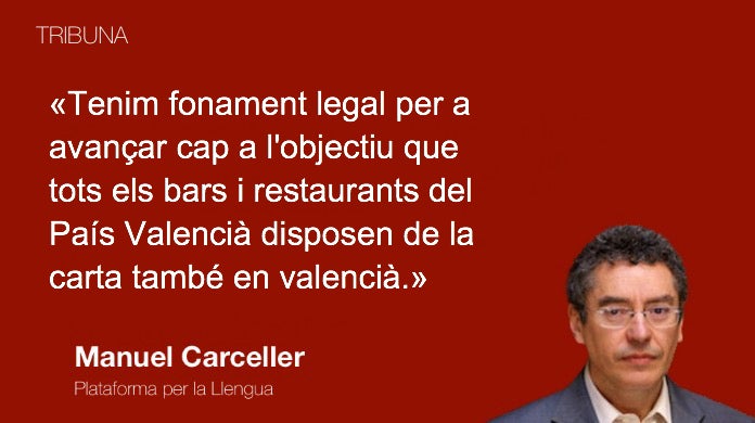 Cartes dels restaurants en valencià