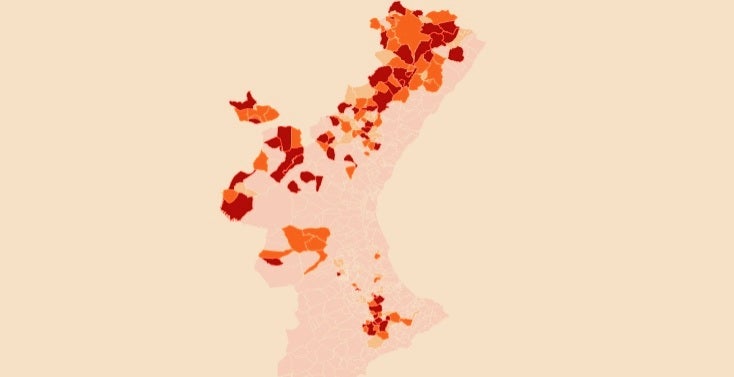 171 municipis al País Valencià es troben en risc de despoblament