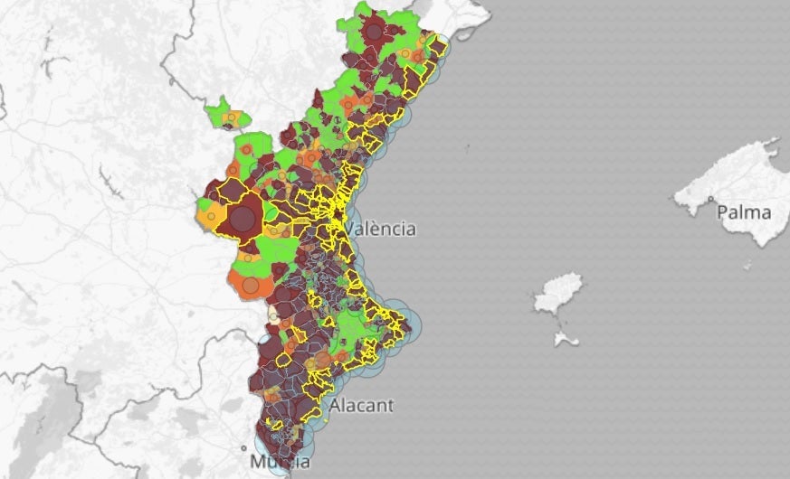 289 municipis valencians sumen contagis durant el cap de setmana