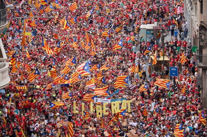 Manifestació independentista de la Diada de l'11 de Setembre del 2021 | Gerard Artigas | ACN