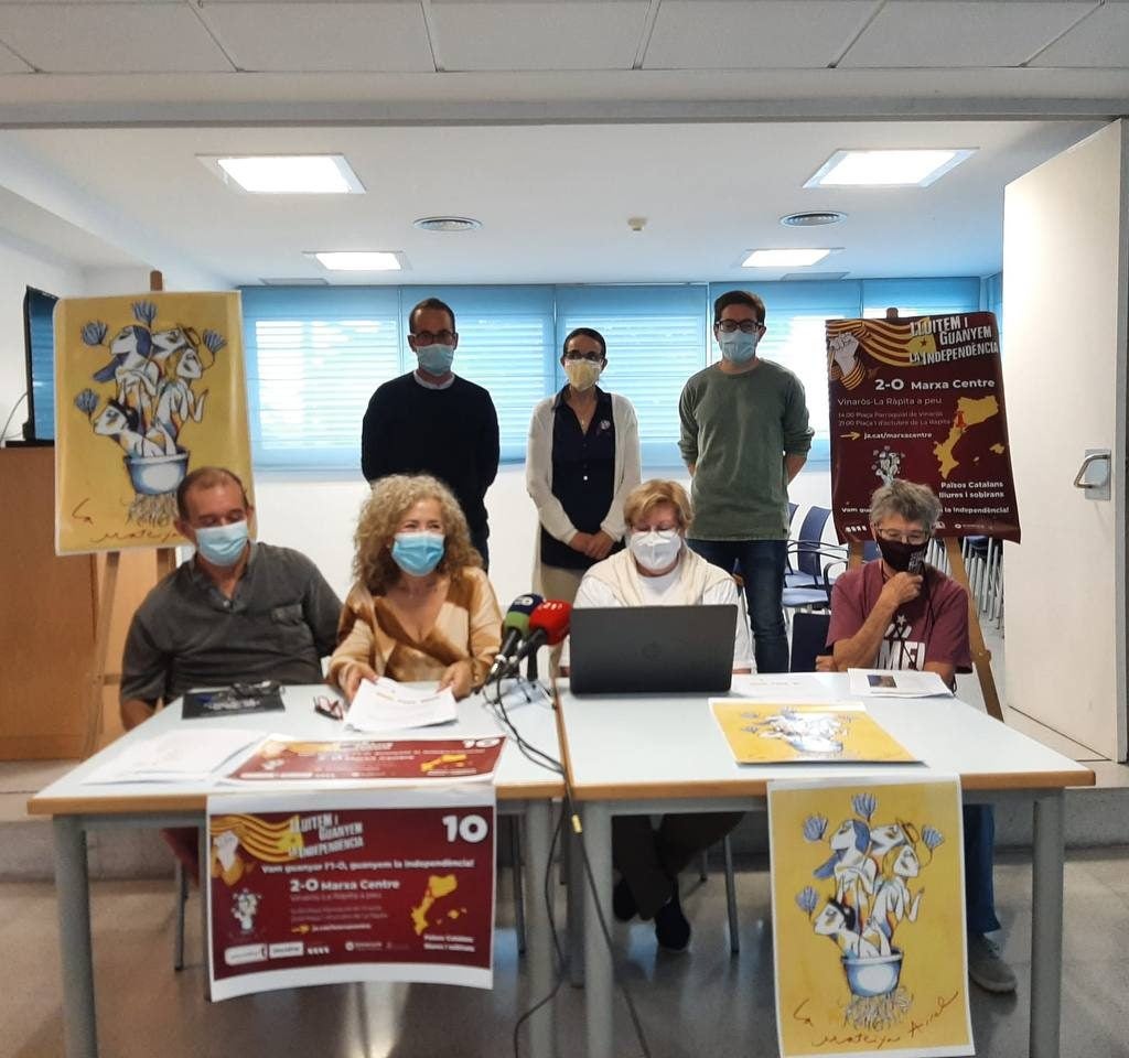 Es presenta la marxa commemorativa de l’1 d’octubre entre Vinaròs i la Ràpita