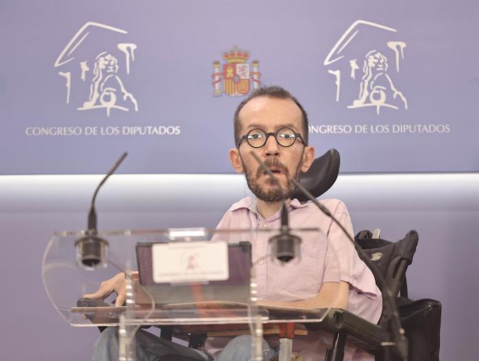 El portaveu de Podem al Congrés, Pablo Echenique