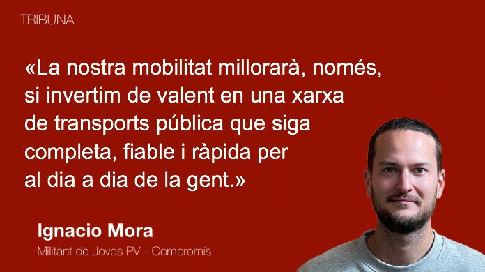 Imagina un transport públic que no siga una merda