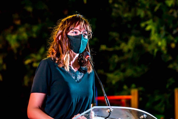 Mònica Richart en l'acte de lliurament del Premi Soler i Estruch 2021 | Joanjo Puertos