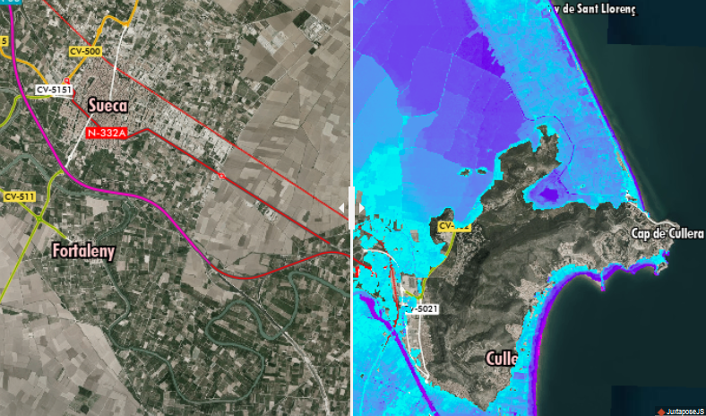 Una web mostra els efectes del canvi climàtic a les platges valencianes en 2050 i 2100