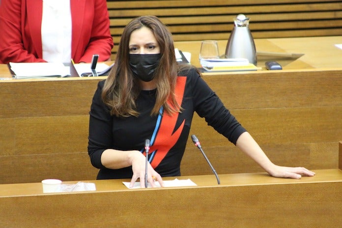 La diputada de Compromís a les Corts Mònica Àlvaro