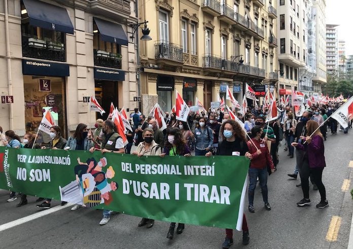 Manifestació a València | Intersindical Valenciana