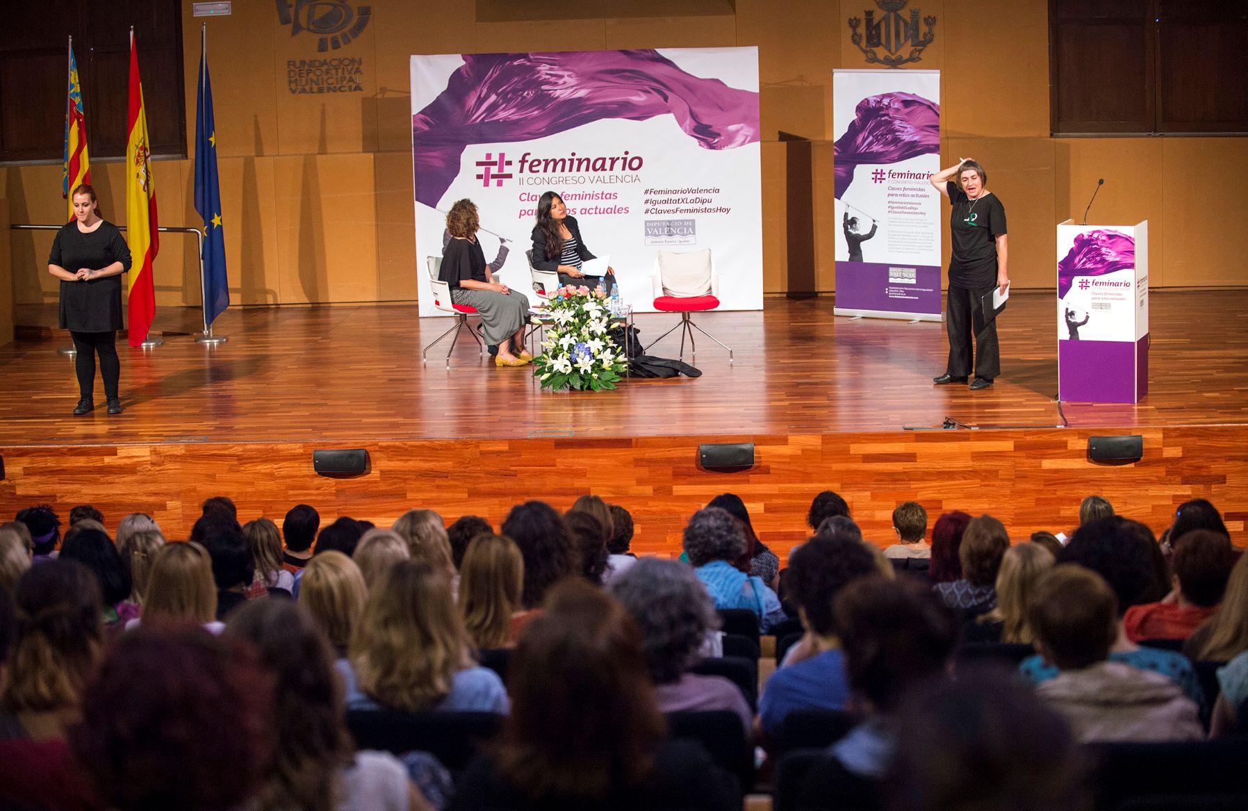 Imatge d'una de les primeres edicions del Feminari