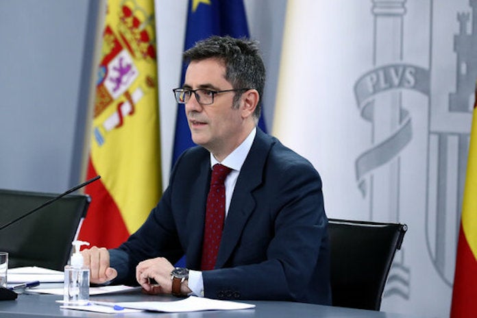 El ministre de la Presidència del govern espanyol, Félix Bolaños | ACN