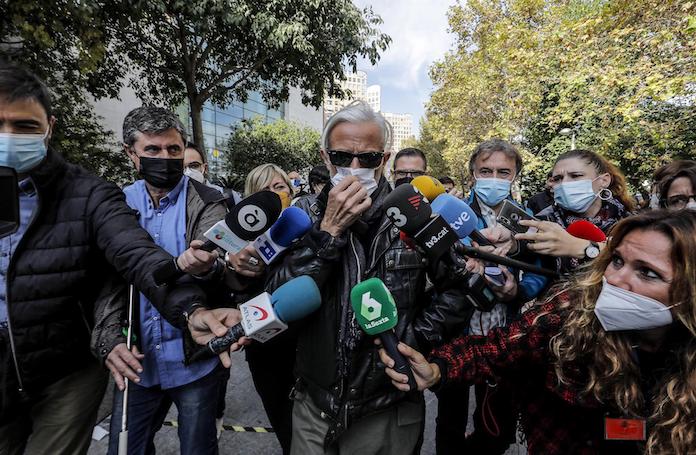 Marcos Benavent, a la seua arribada als jutjats de València |Rober Solsona |EP