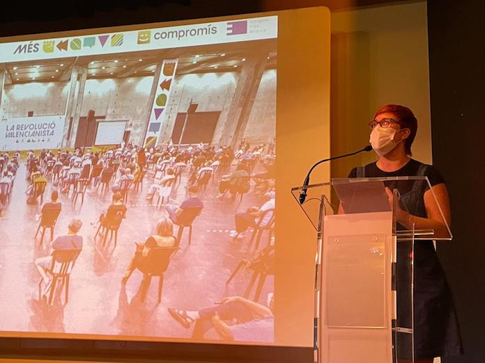 La secretària general de Més-Compromís, Àgueda Micó