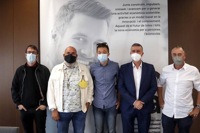 Baldoví i Errejón s'han reunit amb el conseller Rafa Climent i el secretari Enric Nomdedéu