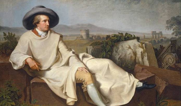 Johann Heinrich Wilhelm Tischbein, «Goethe a la campanya romana», 1786-87