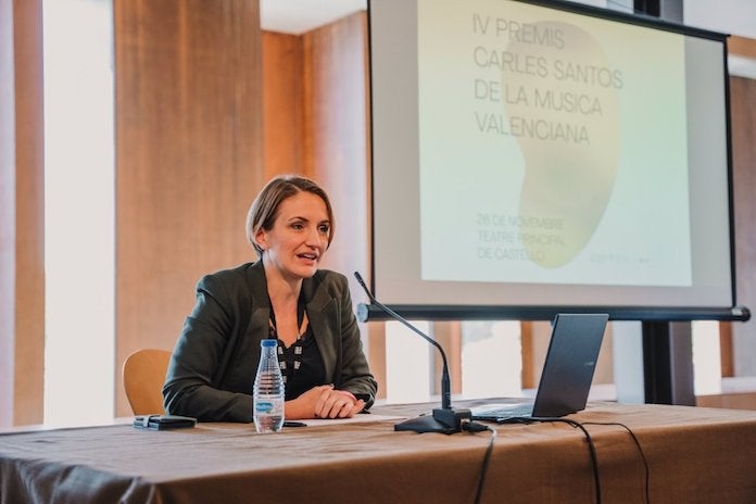 La directora adjunta de Música i Cultura Popular de l'Institut Valencià de Cultura, Marga Landete, ha anunciat els nominats