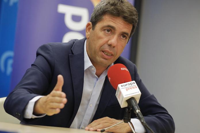 El president del PP valencià i de la Diputació d'Alacant, Carlos Mazón