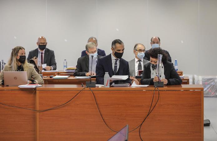 Acusats i advocats durant el judici pel cas IVAM | Rober Solsona | EP