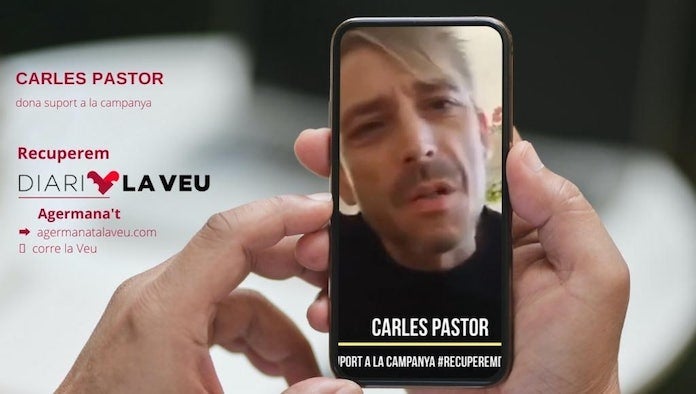 NLV agraeix el suport de Carles Pastor a la campanya #RecuperemDiariLaVeu