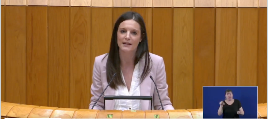 La diputada del BNG al Parlament de Galícia, Olalla Rodil