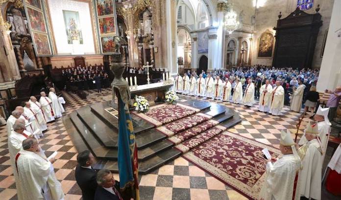 Missa a la catedral de València, el 9 d'octubre del 2018 | EP