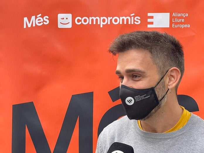 El síndic de Compromís a les Corts, Fran Ferri