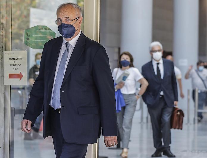 L'exconseller i exdiputat del PP a les Corts, Rafael Blasco, ix de la Ciutat de la Justícia | Rober Solsona | EP