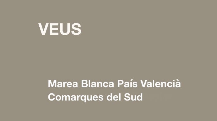 Dia 12 de desembre del 2021. Salvem l'atenció primària i comunitària del País Valencià