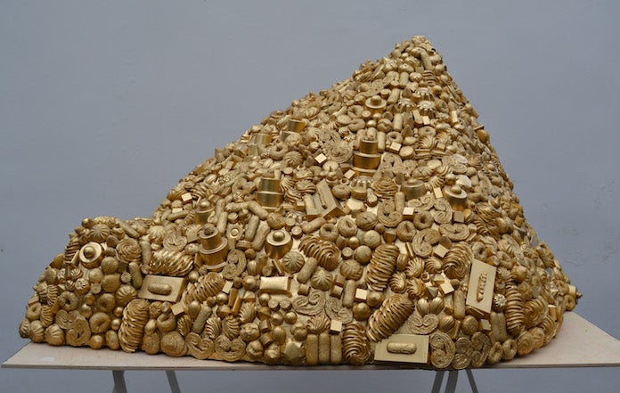 Rosalía Banet, «Or» (2019). Escultura ceràmica