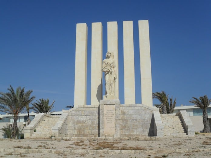ERPV d'Alacant pregunta al govern espanyol pel monument franquista d'Aigua Amarga