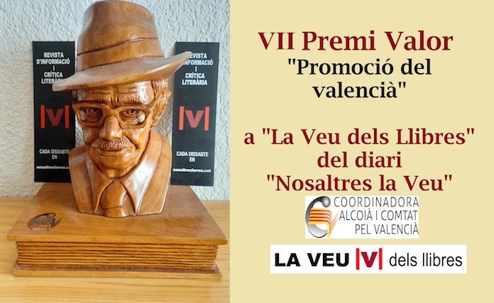 La Veu dels Llibres rep el VII Premi Enric Valor de la Coordinadora pel Valencià de l'Alcoià i el Comtat