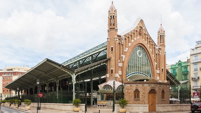 Mercat de Colom de València, obra de Francesc Mora i Berenguer