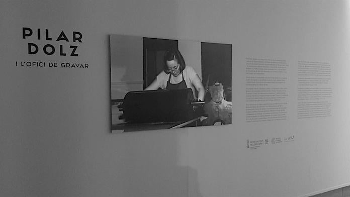 L'artista i galerista Pilar Dolz exposa el seu treball al Museu de Belles Arts de Castelló de la Plana