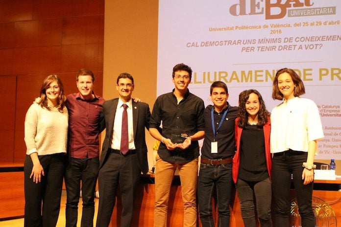 Equip de la Universitat Pompeu Fabra, campió 2016 | Xarxa Vives