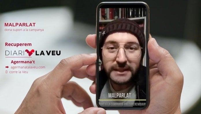NLV agraeix el suport de Malparlat a la campanya #RecuperemDiariLaVeu