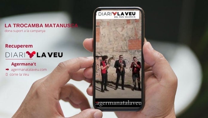 NLV agraeix el suport de La Trocamba Matanusca a la campanya #RecuperemDiariLaVeu