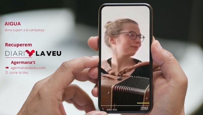 NLV agraeix el suport d'Aigua a la campanya #RecuperemDiariLaVeu