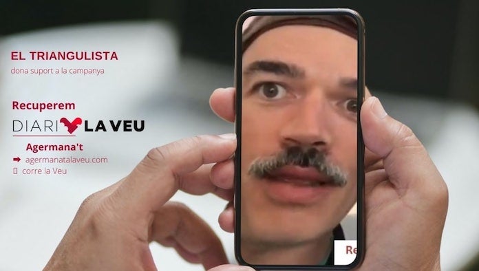 NLV agraeix el suport d'El Triangulista a la campanya #RecuperemDiariLaVeu